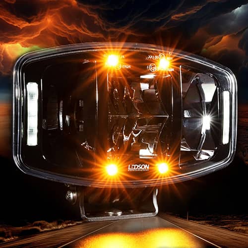 Flash du Phare longue portée LED Orion10 blanc / orange / flash 100 Watts Ledson