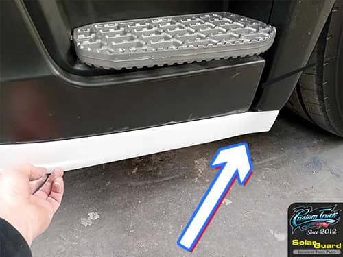 Description Spoiler 13,5cm Scania Next Generation Pare-choc moyen Suspension Air Pneumatique