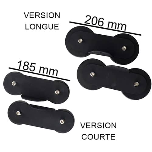 Tailles des Supports courts ou larges pour Rampe LED / Longue portée / Phare de travail