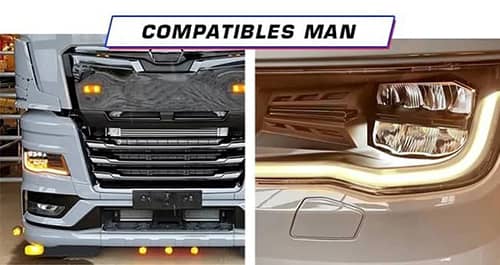 Feux compatibles pour camion MAN