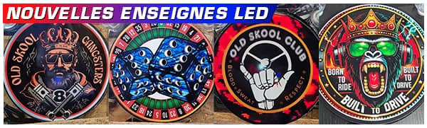 Enseignes LED pour pare brise de camion poids lourd