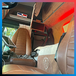 Housses de sièges pour cabine de camion en simili cuir