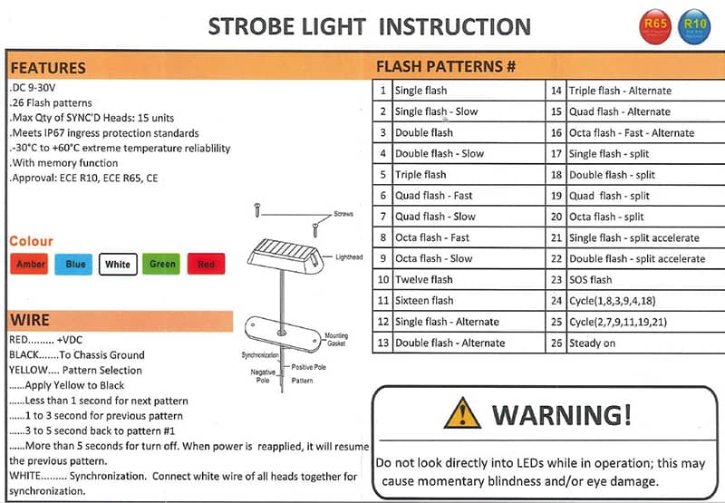 Kit Feux Flash orange avec Supports Scania Next Generation photo 7