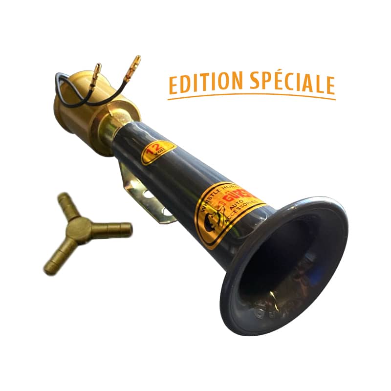 klaxon sifflet turc 12v pour voiture et tracteur avertisseur sonore en version spéciale