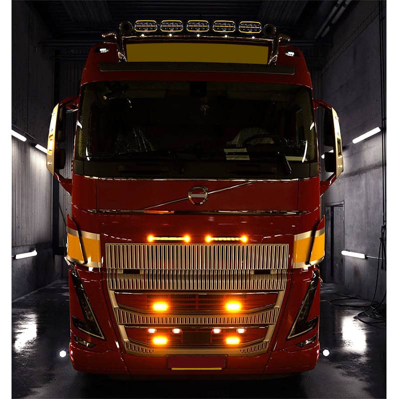 Pack 2 Barres LEDs 14 pouces Epix Ledson sur camion Volvo FH 2021