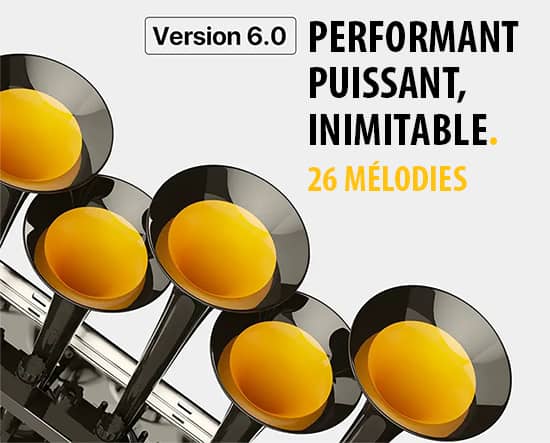 Performance du Klaxon Baby Shark Basuri 6.0 12V et 24 volts 130 DB