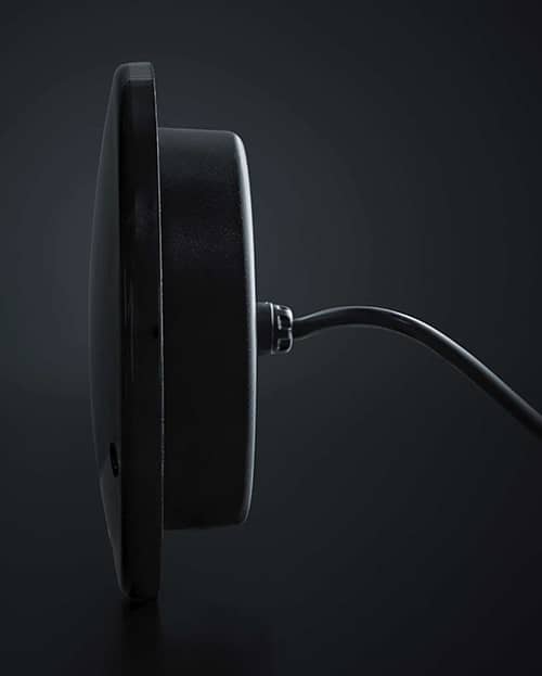 Vue de côté feu arrière rond Strands FOR9T Orbi veilleuse / stop / clignotant