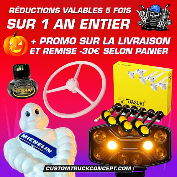 Offres Octobre 2025 chez Custom Truck Concept