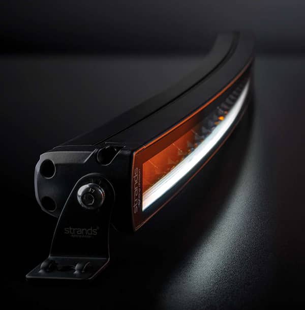 Rampe Barre Led Siberia XPA SRC 22 pouces 1 rangée incurvée