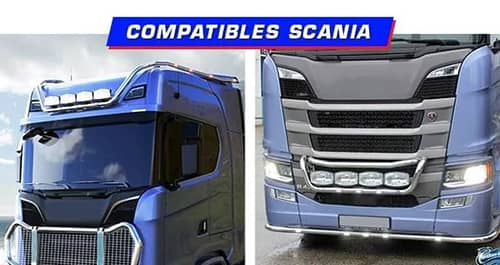 Rampes de phares LED pour camion Scania