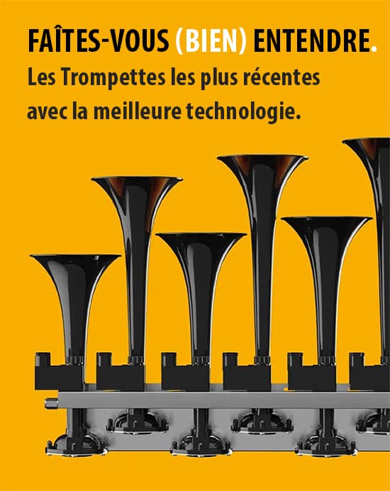 Technologie du Klaxon Baby Shark Basuri 6.0 avec 26 mélodies 12V et 24 volts 130 DB