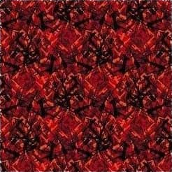 Tissu danois rouge pour bordure de rideaux Noah's Cabinterior