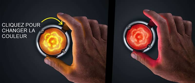 Utilisation du Feu Melon RGB IZE LED fumé 12V-24V