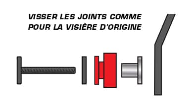Visière camion Daf XG, XG+ et XF New Generation 2023 montage pour Poids-Lourd schéma de représentation