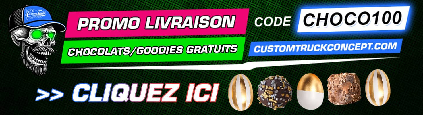 Promotions Avril 2026 chez Custom Truck Concept