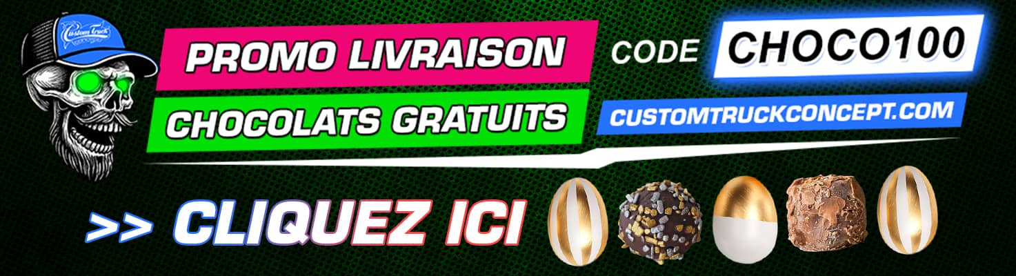 Promotions Avril 2026 chez Custom Truck Concept